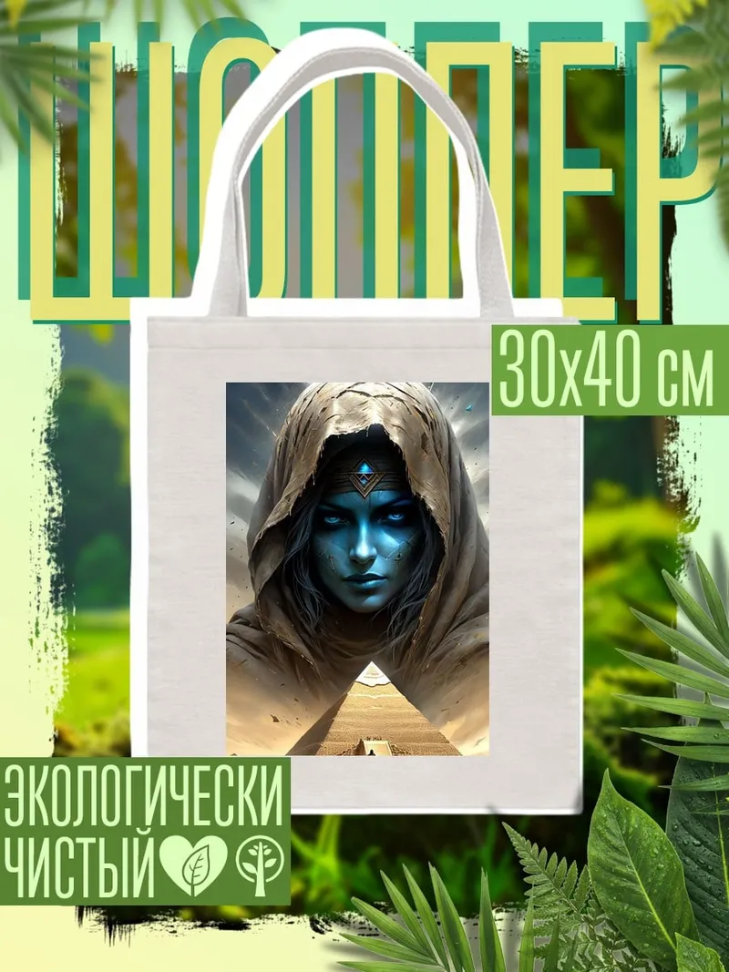 Шоппер Синяя богиня пирамид