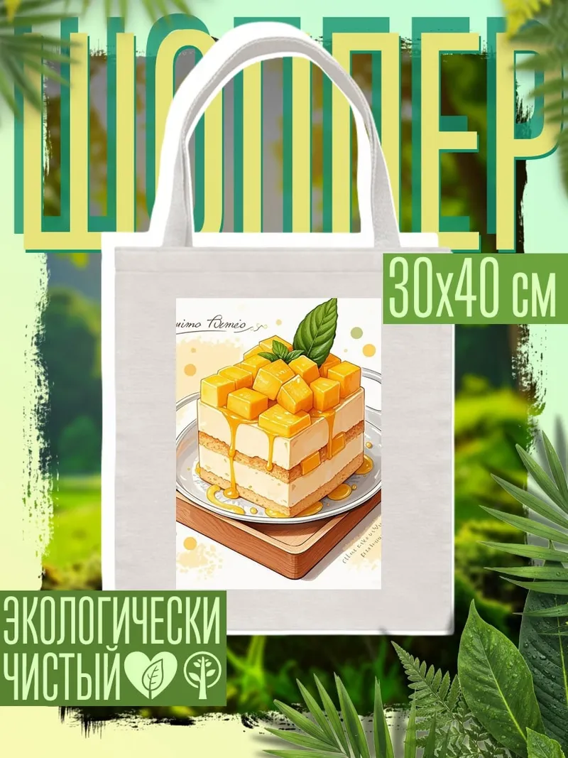 Шоппер Манговый торт