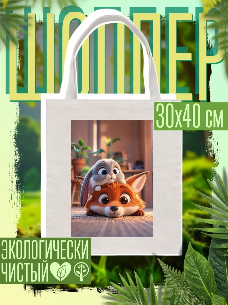 Шоппер Зайчик и лис