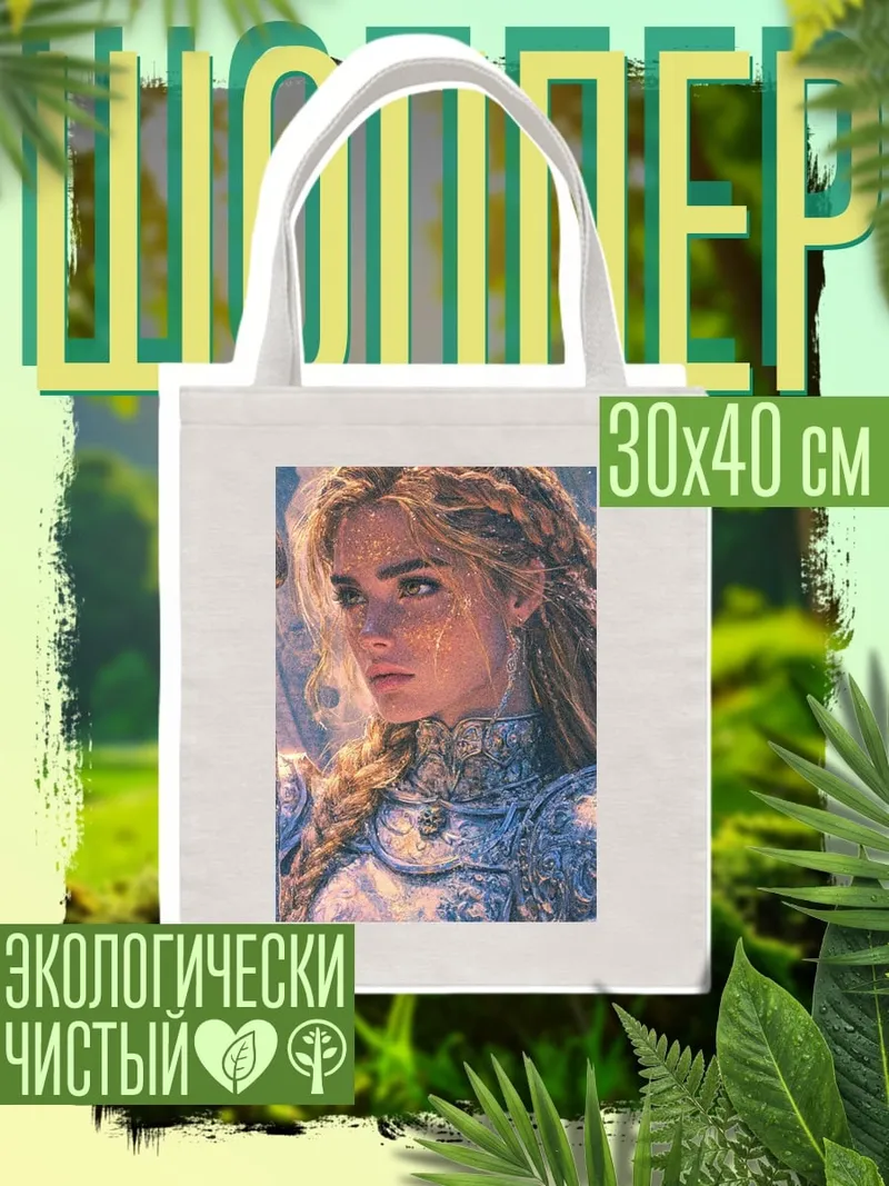 Шоппер Девушка в доспехах