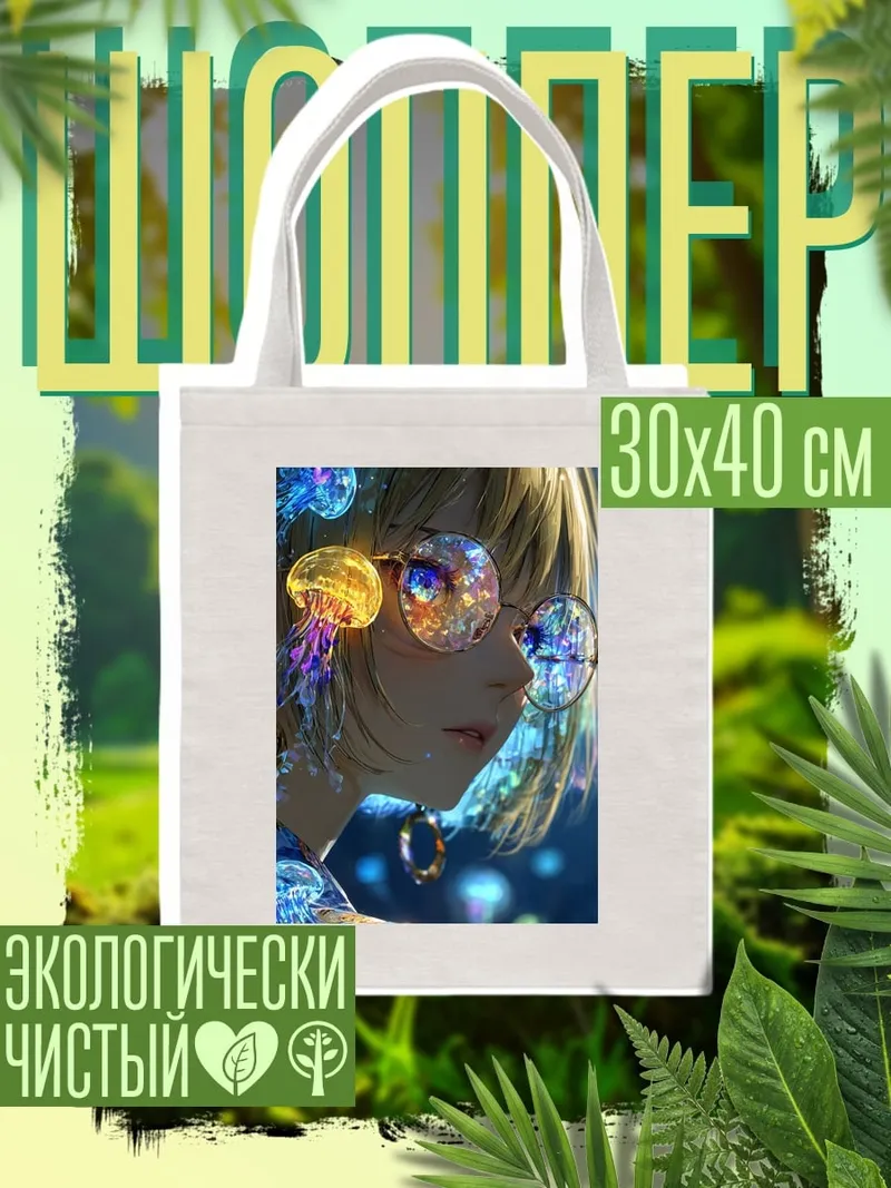 Шоппер Девушка в очках