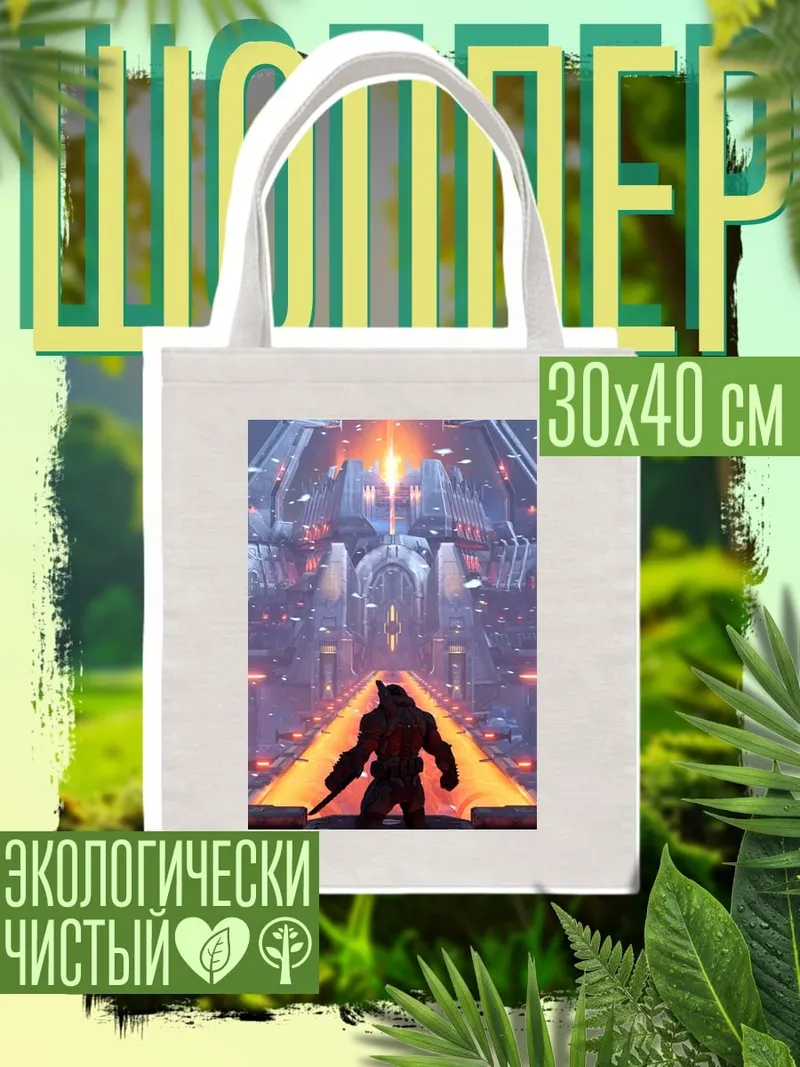 Шоппер Киберпанк воин