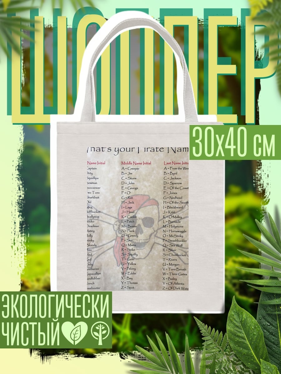 Шоппер Определи свое пиратское имя
