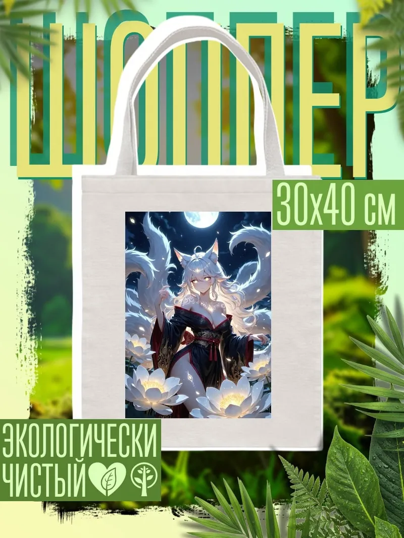 Шоппер Лиса под луной