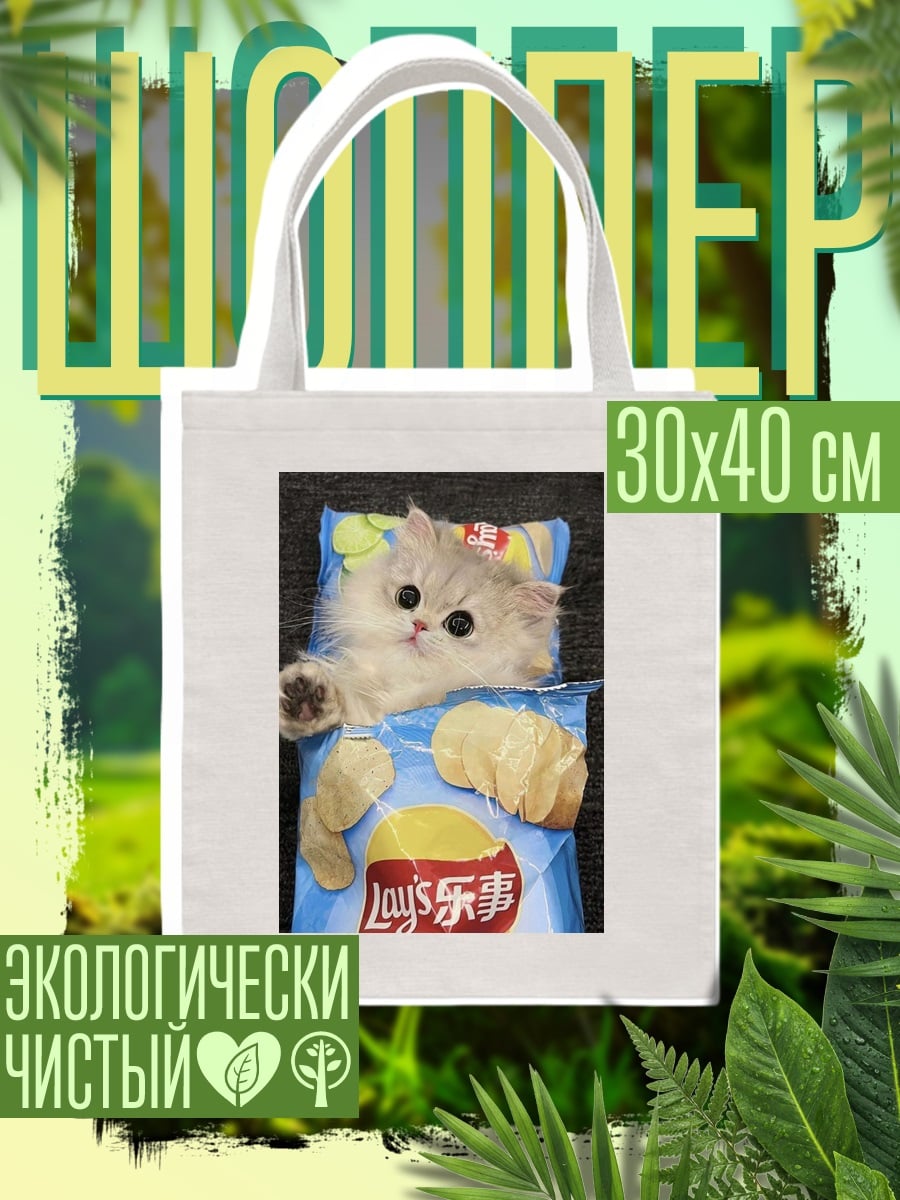 Шоппер Кот в чипсах