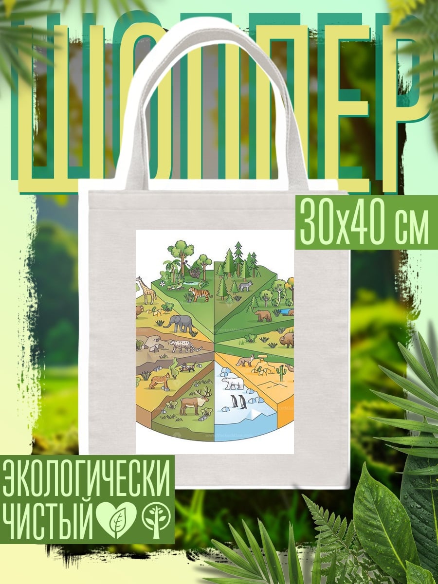 Шоппер Карта биомов мира