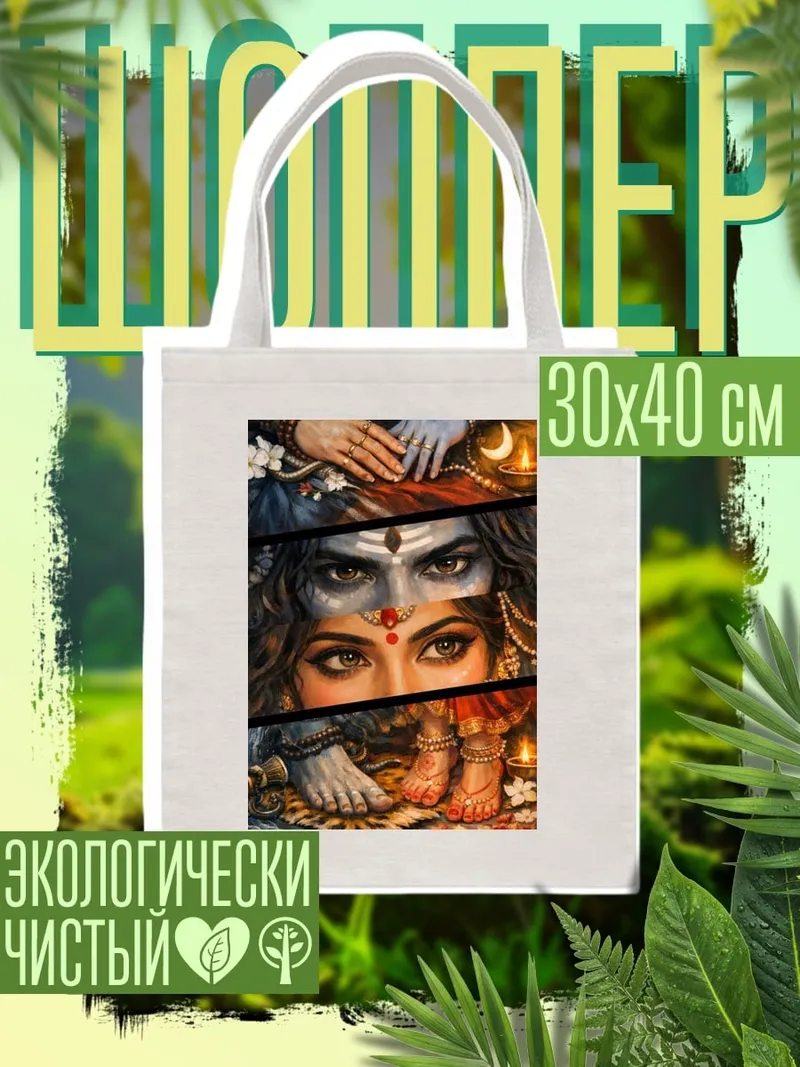 Шоппер Божественный триптих Шивы