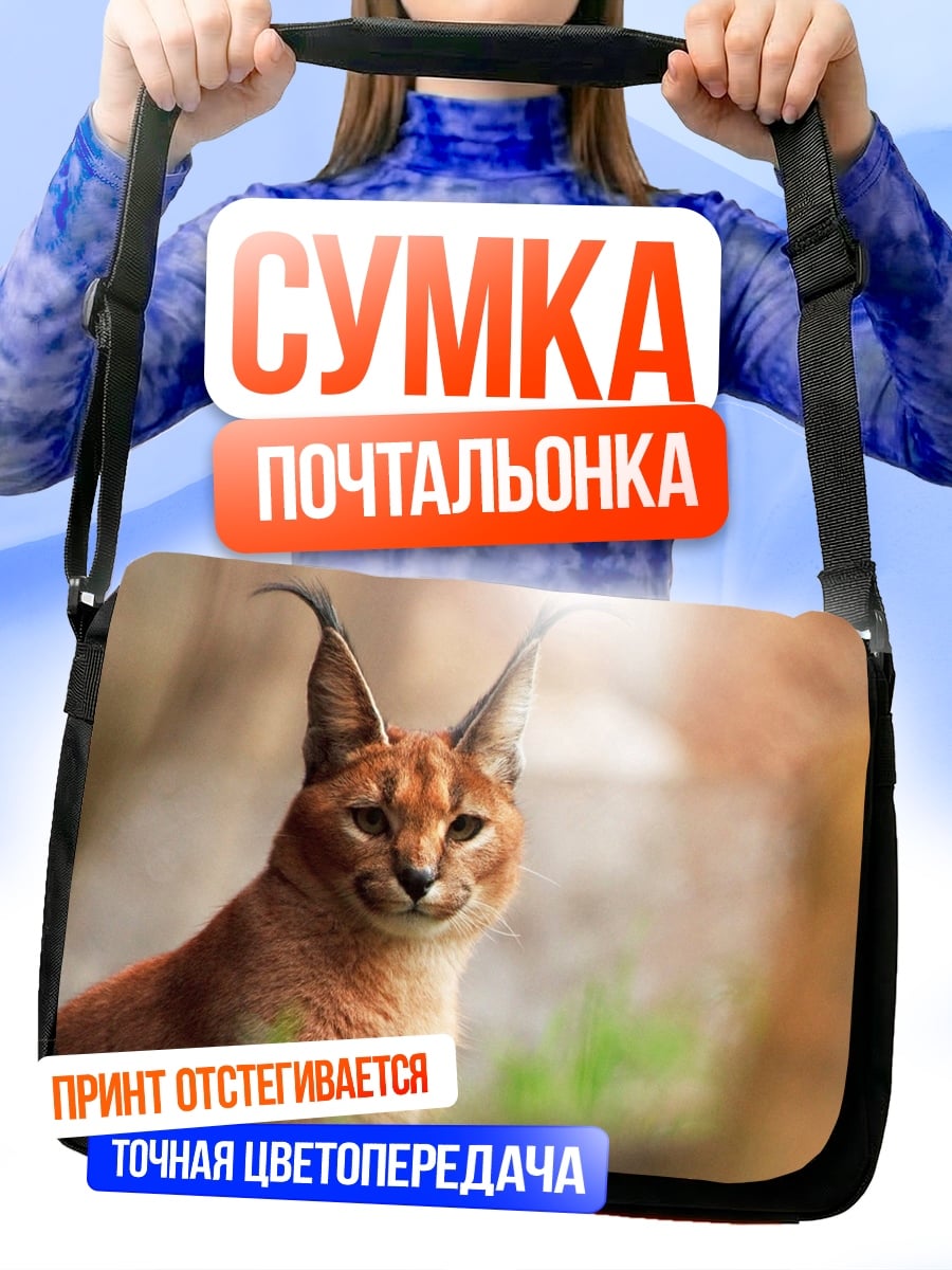Сумка-почтальонка Рысь в природе