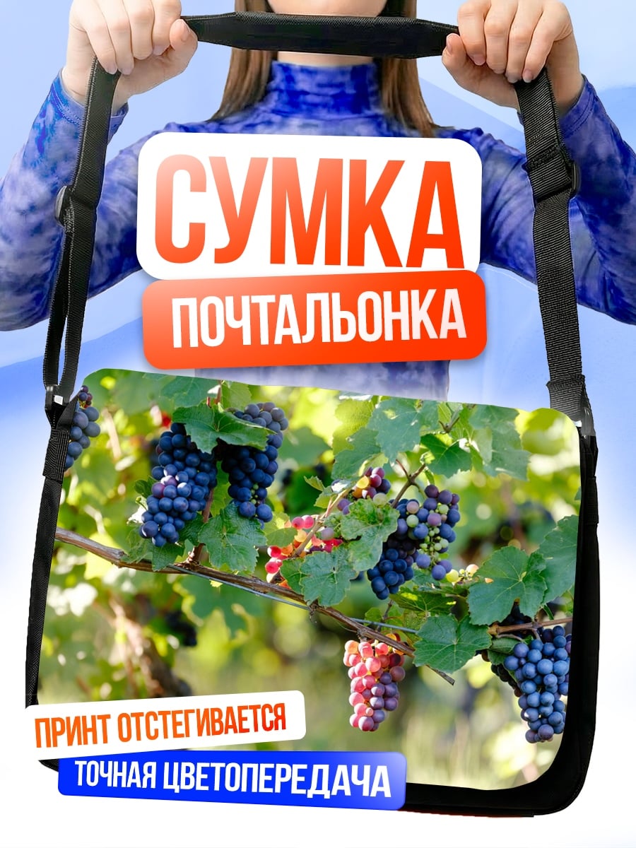Сумка-почтальонка Виноградная лоза