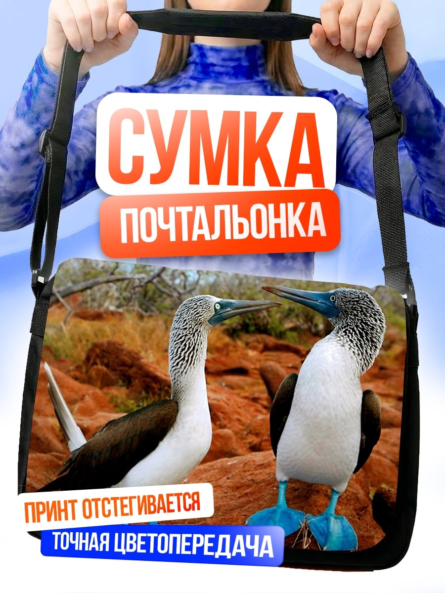 Сумка-почтальонка Пара птиц