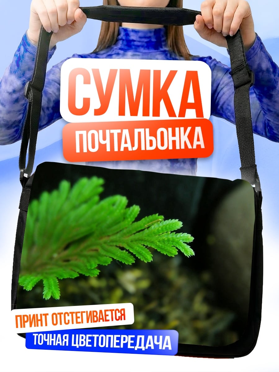 Сумка-почтальонка Зеленый Папоротник