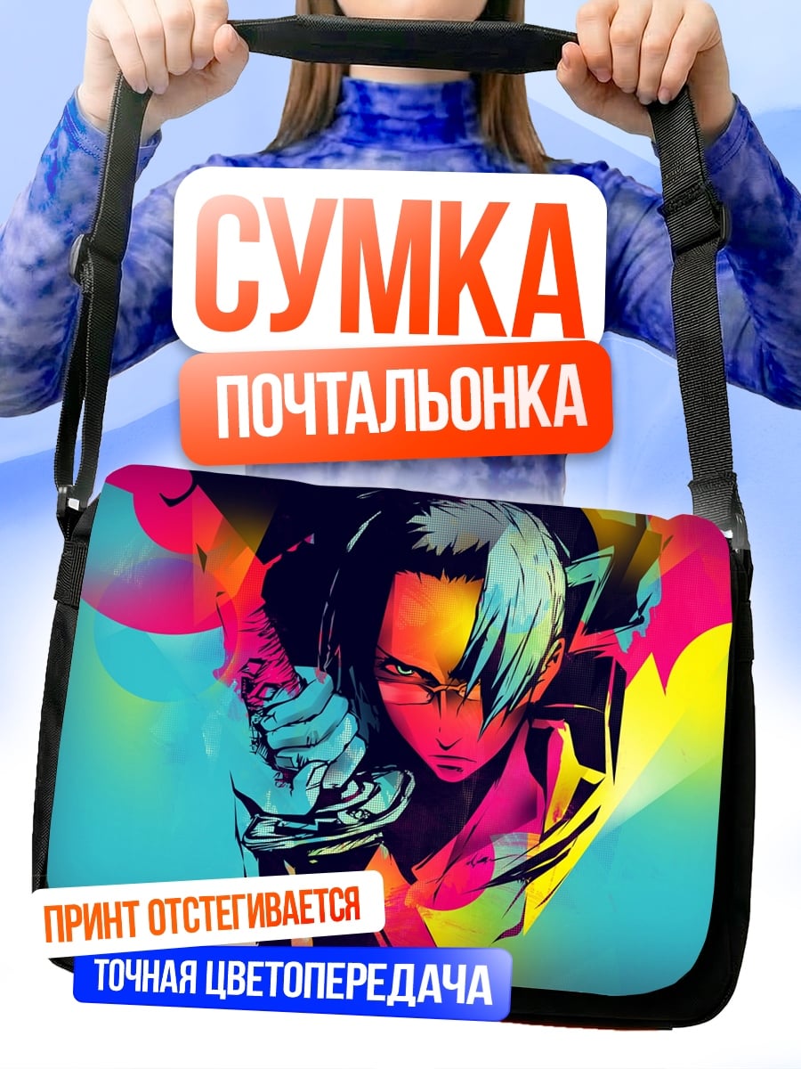 Сумка-почтальонка аниме самурай