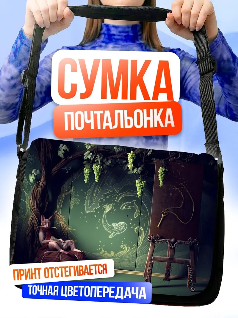 Сумка-почтальонка Лесная нимфа