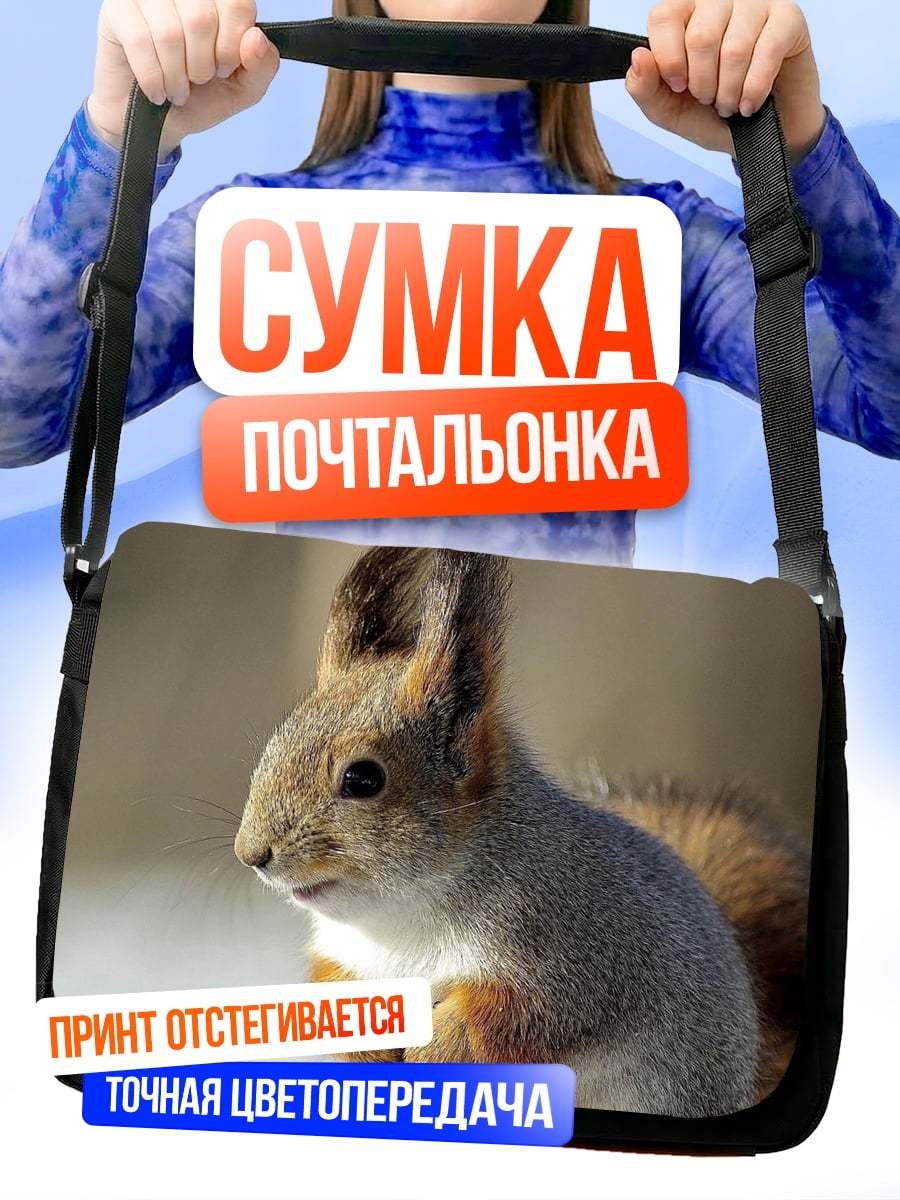 Сумка-почтальонка Белка