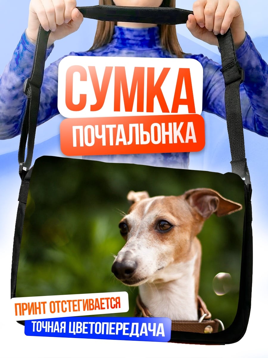 Сумка-почтальонка Портрет собаки