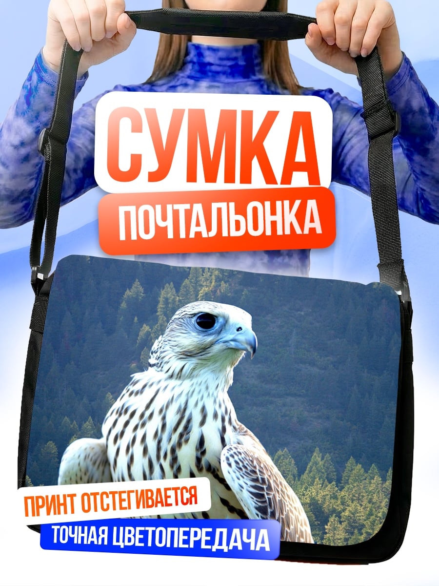 Сумка-почтальонка хищная птица в горах
