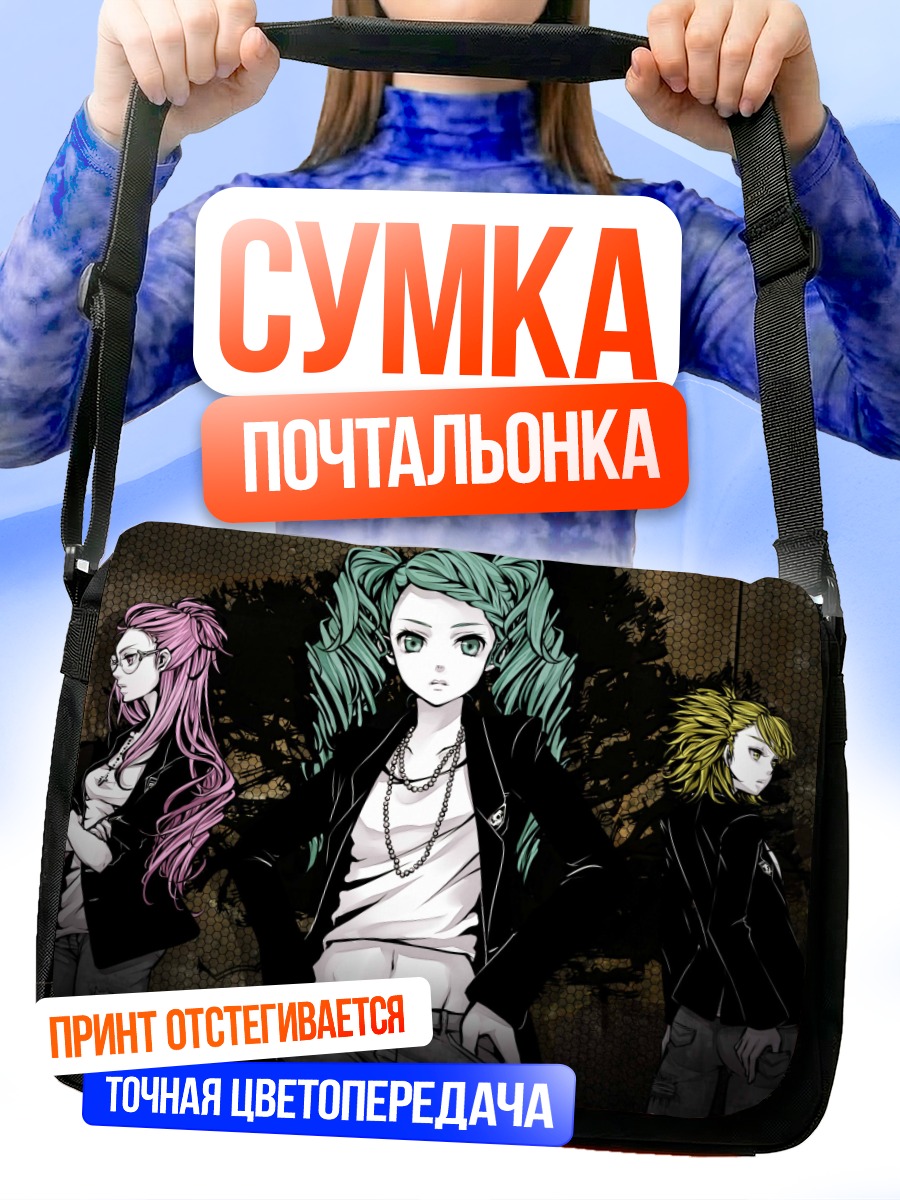 Сумка-почтальонка Мику Хацунэ и Вокалоиды