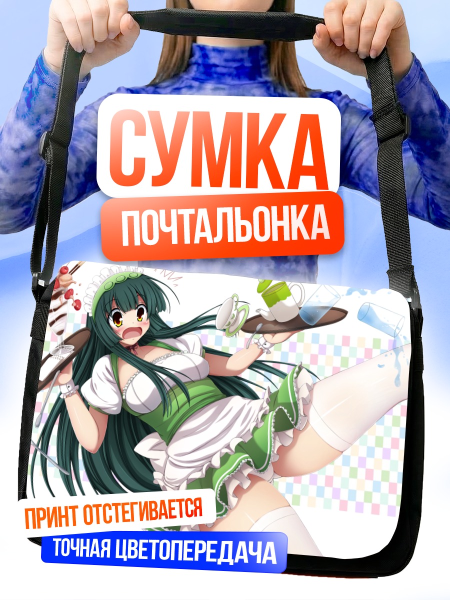 Сумка-почтальонка Дзунко Тохоку с подносом