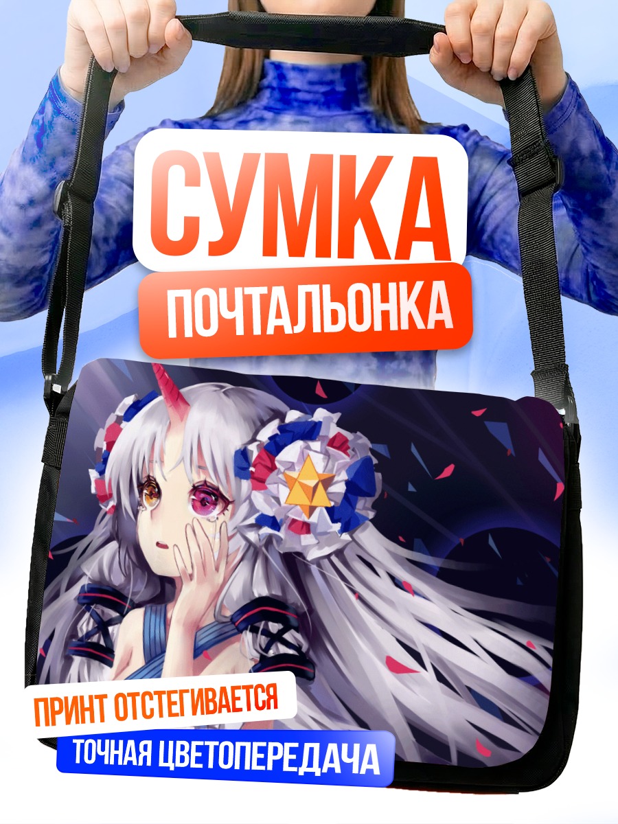 Сумка-почтальонка Мику Хацунэ в цветах