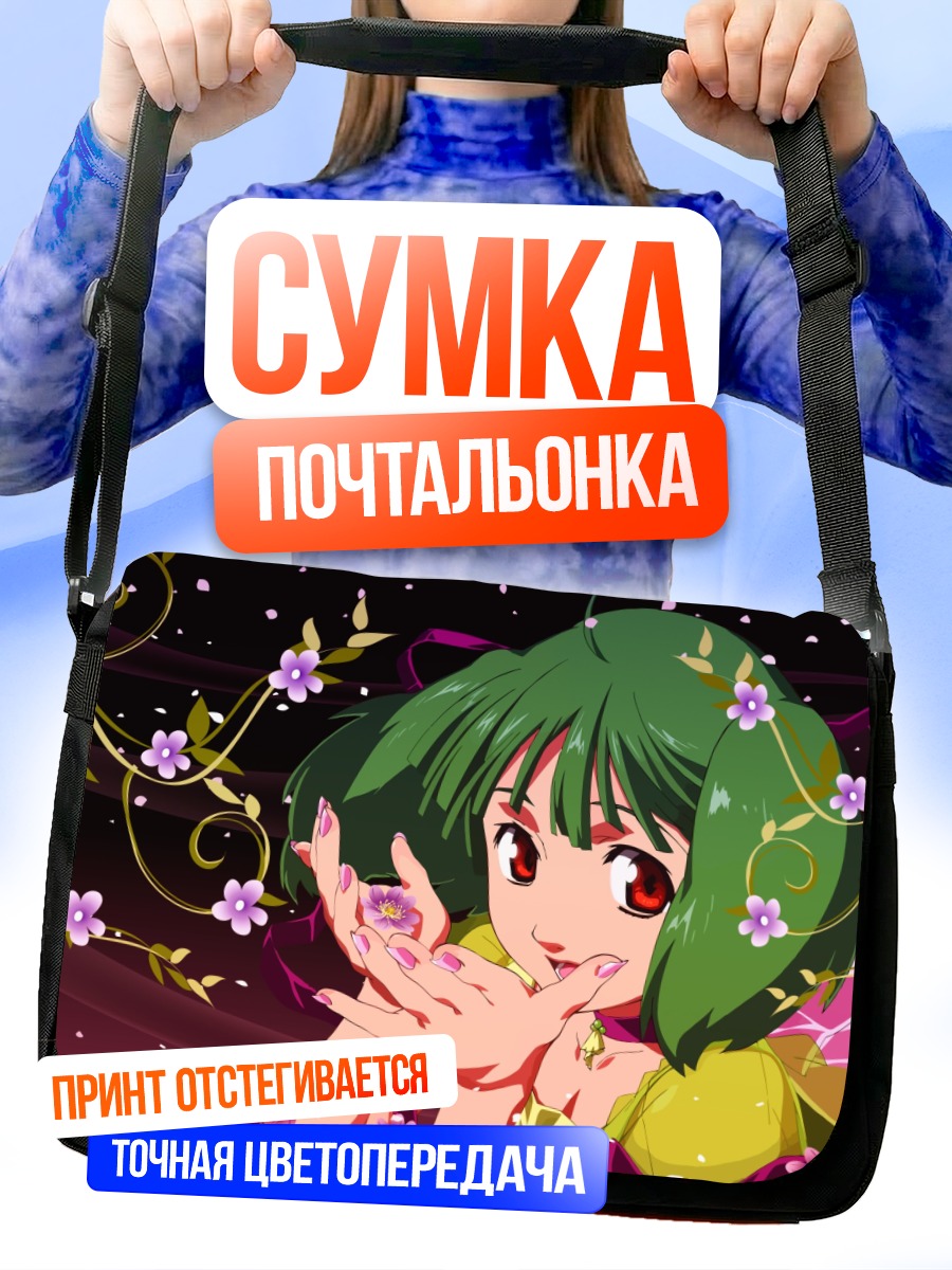 Сумка-почтальонка Ранка Ли в цветах