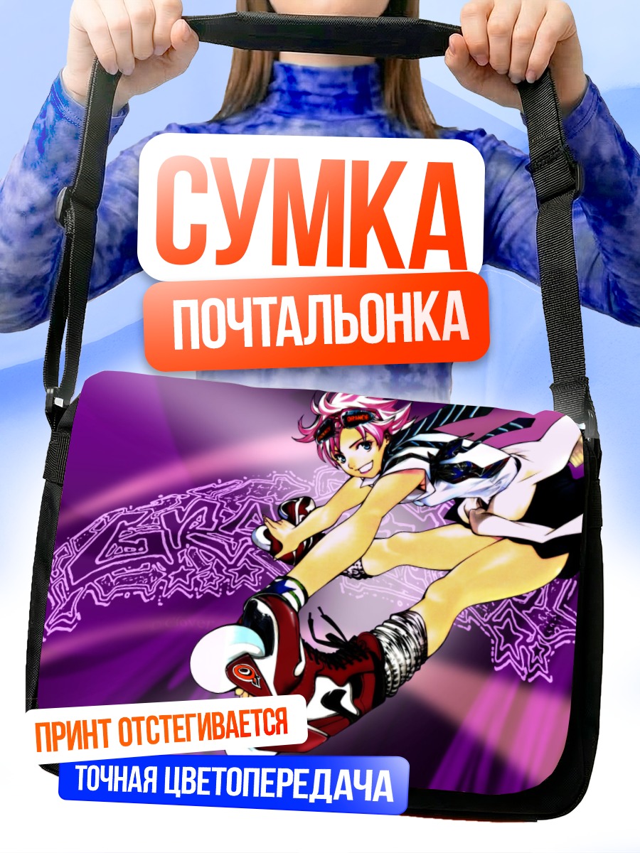 Сумка-почтальонка Микан Нояма на роликах
