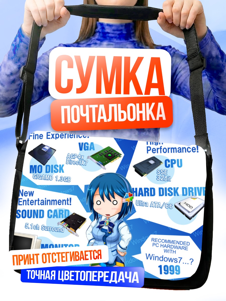 Сумка-почтальонка Нанами Мадобе и железо