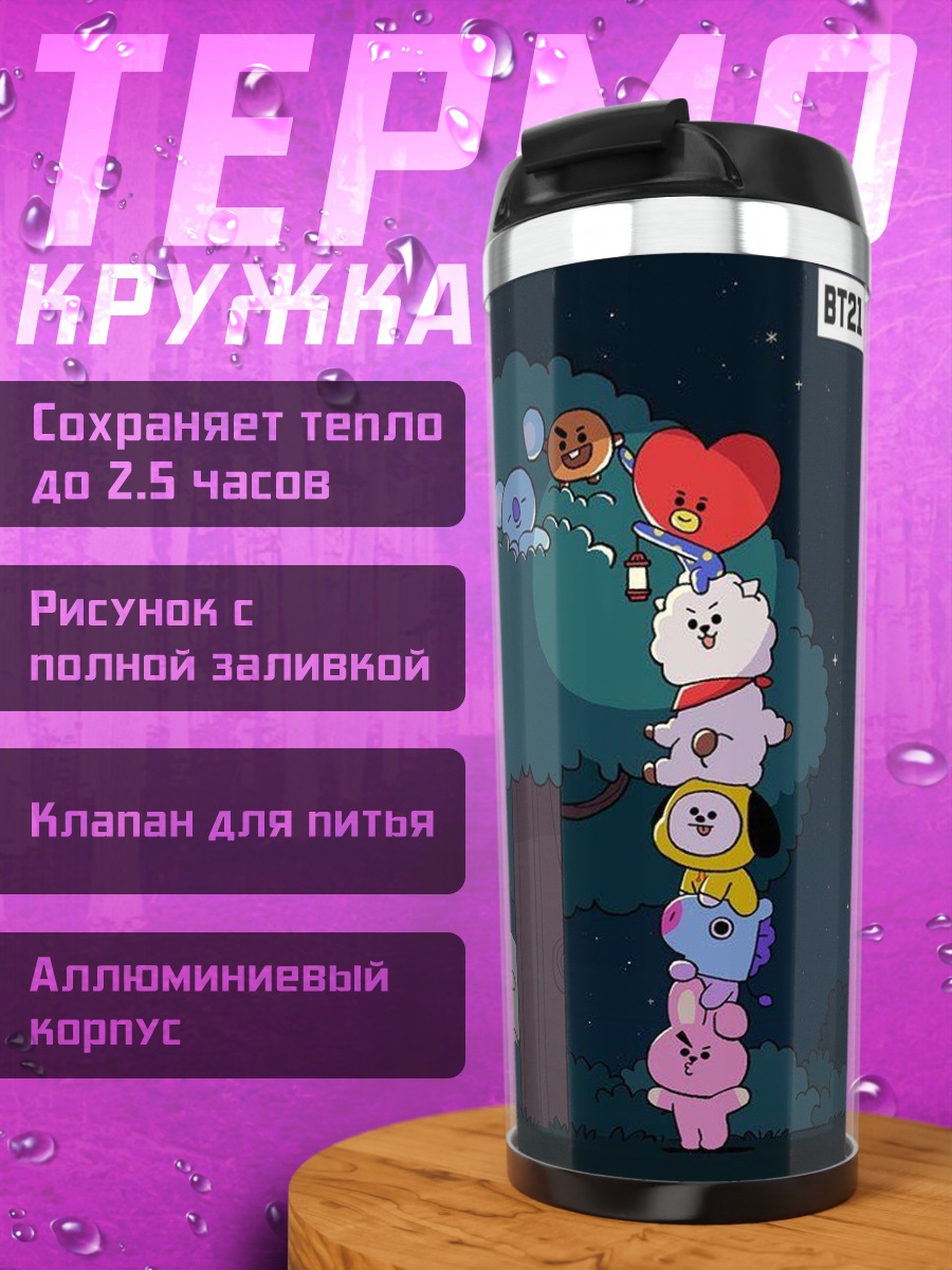 Термокружка BT21 персонажи
