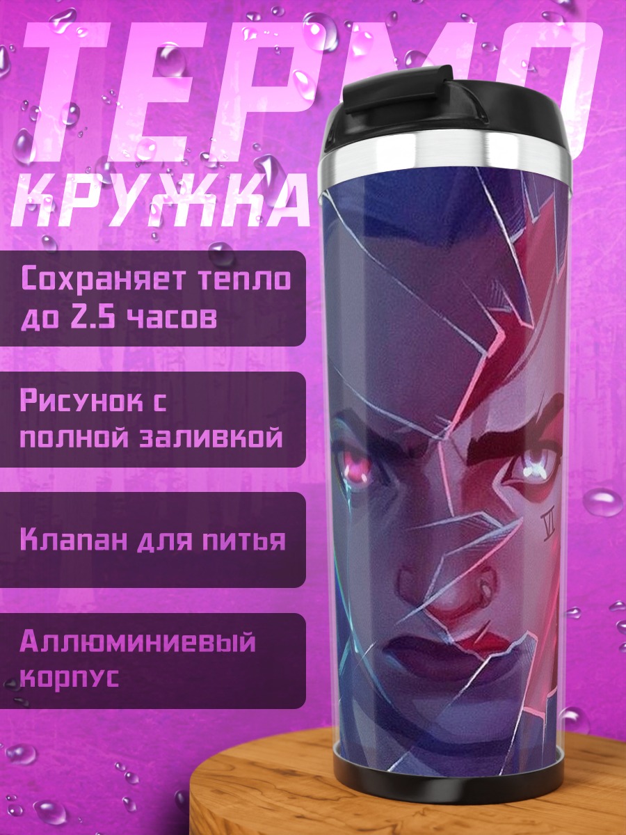 Термокружка Разбитое отражение Вай