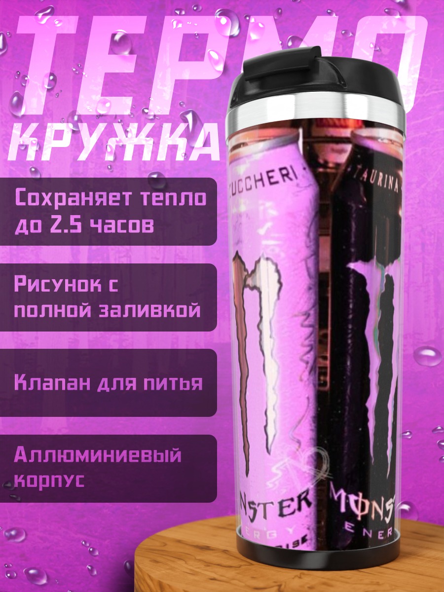 Термокружка Банки Monster Energy