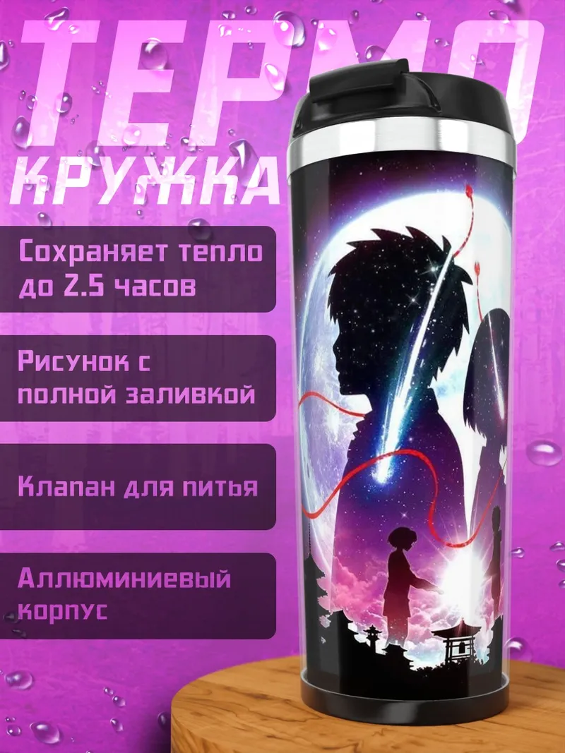 Термокружка Твоё имя
