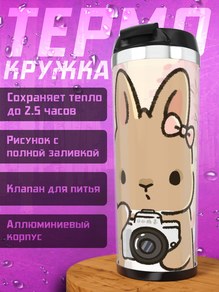 Термокружка Кролик с камерой