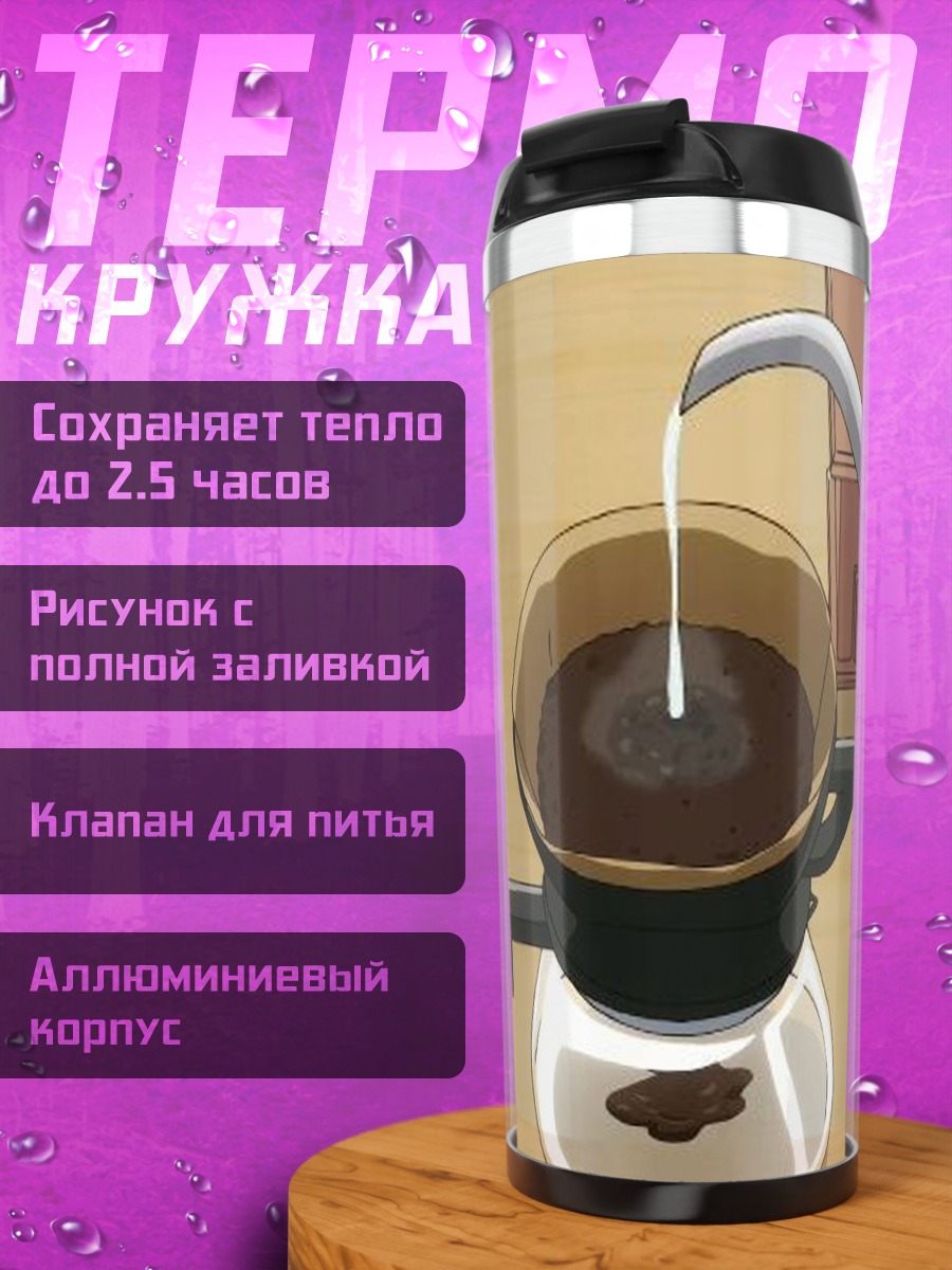 Термокружка Заваривание кофе