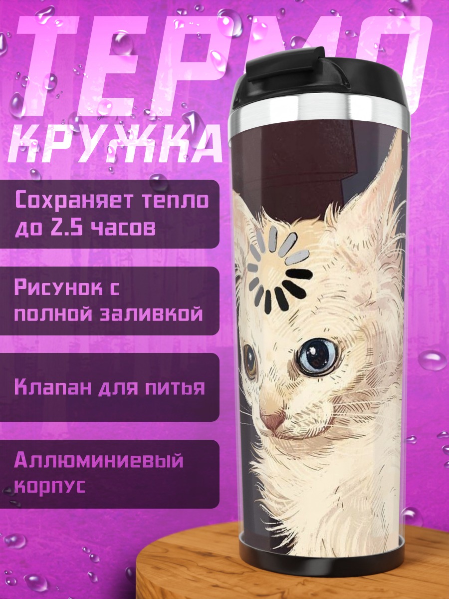 Термокружка Кот загрузка