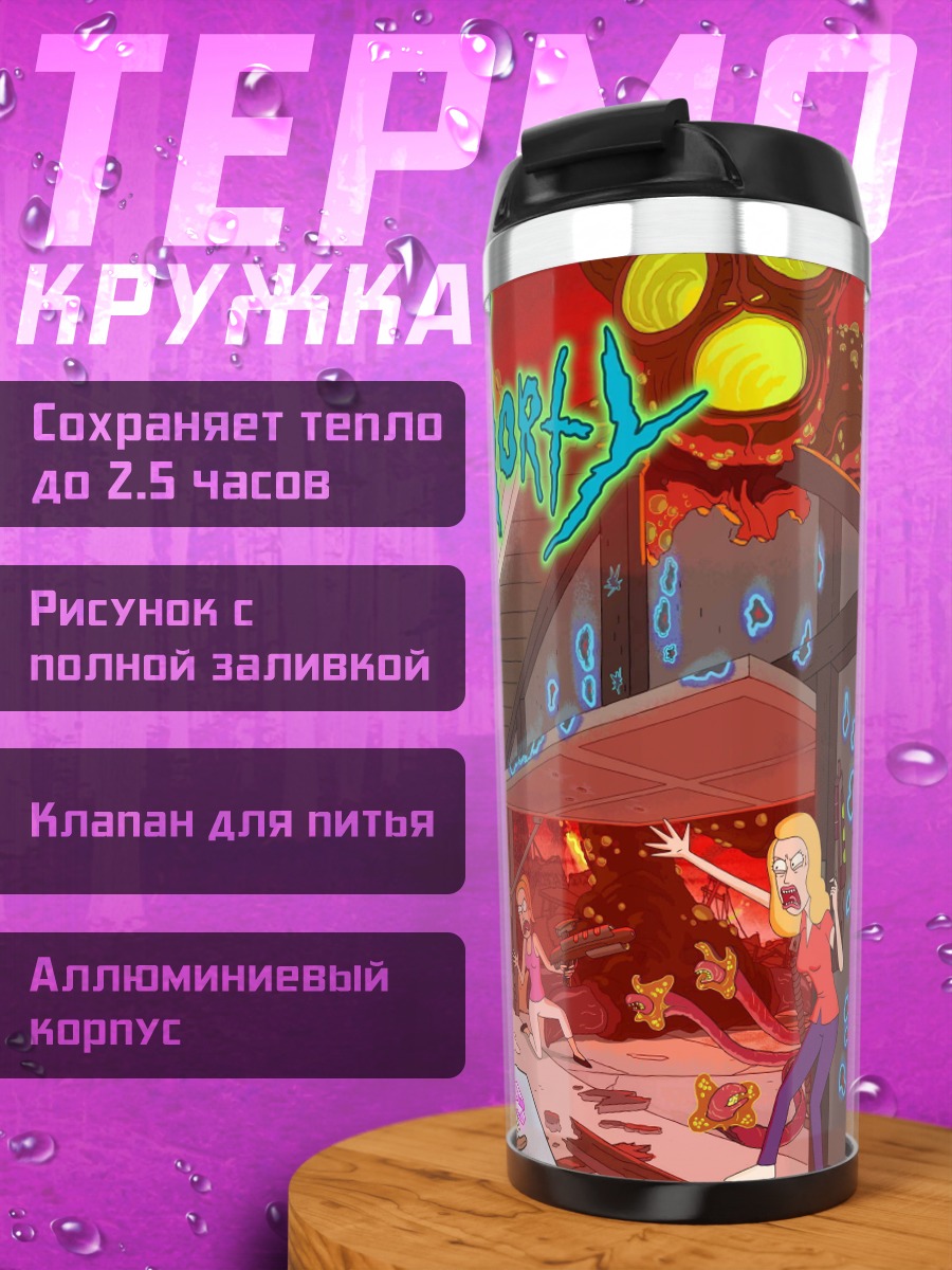 Термокружка Рик и Морти
