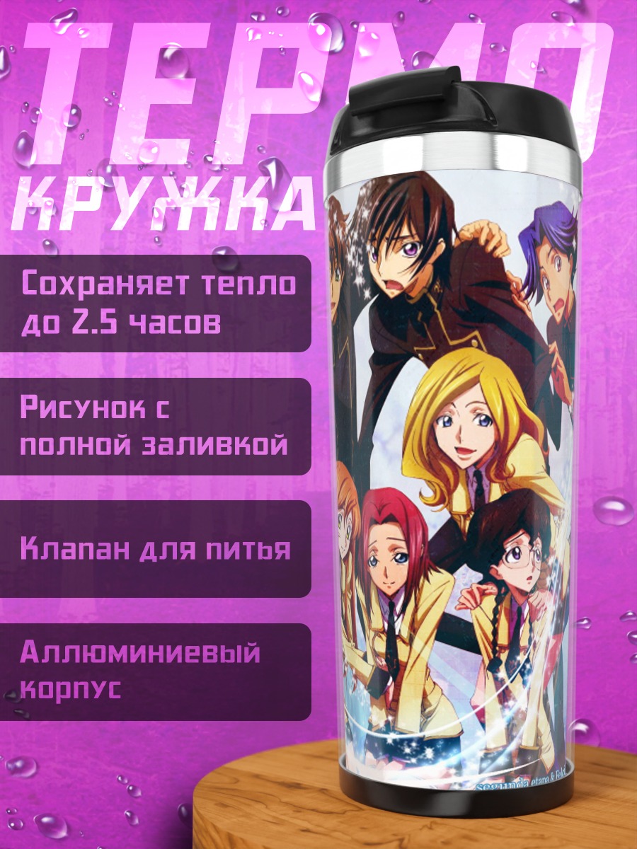 Термокружка Аниме группа друзей