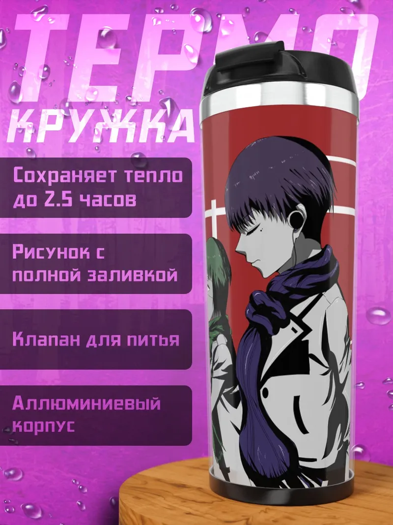 Термокружка группа парней