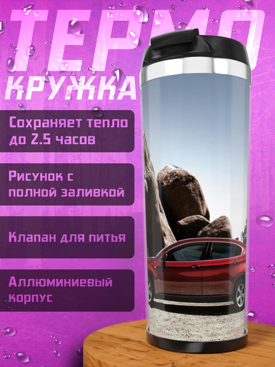 Термокружка мику диджей наушники