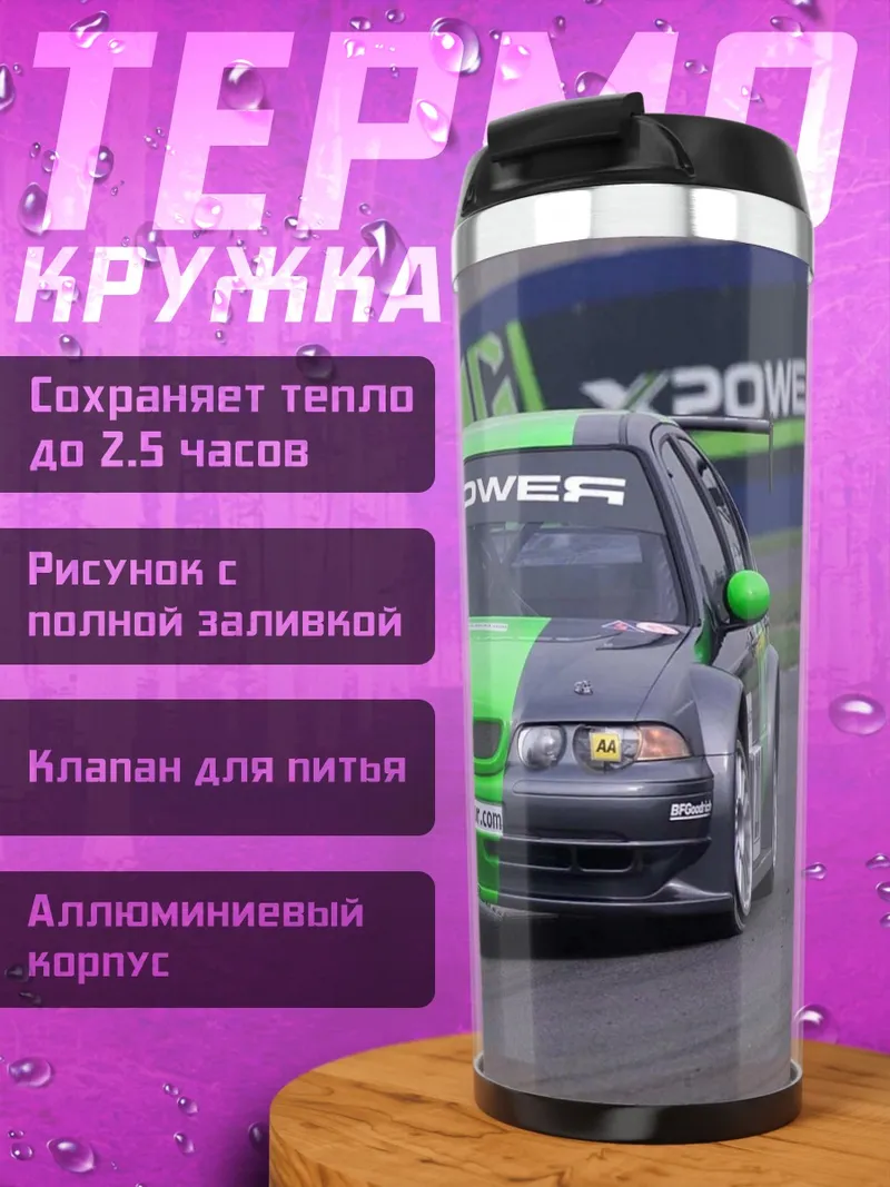 Термокружка Гоночный BMW