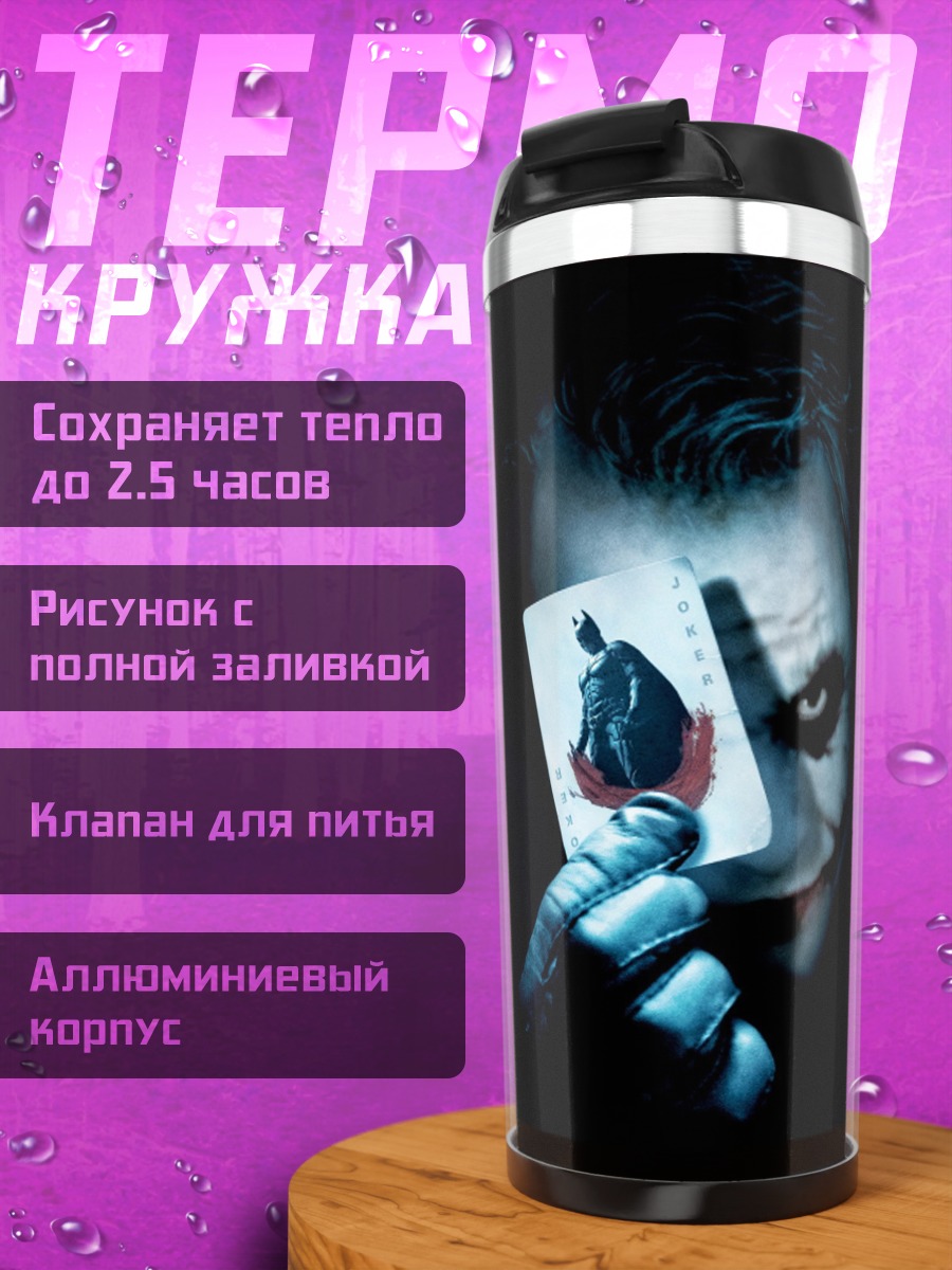 Термокружка Джокер с картой