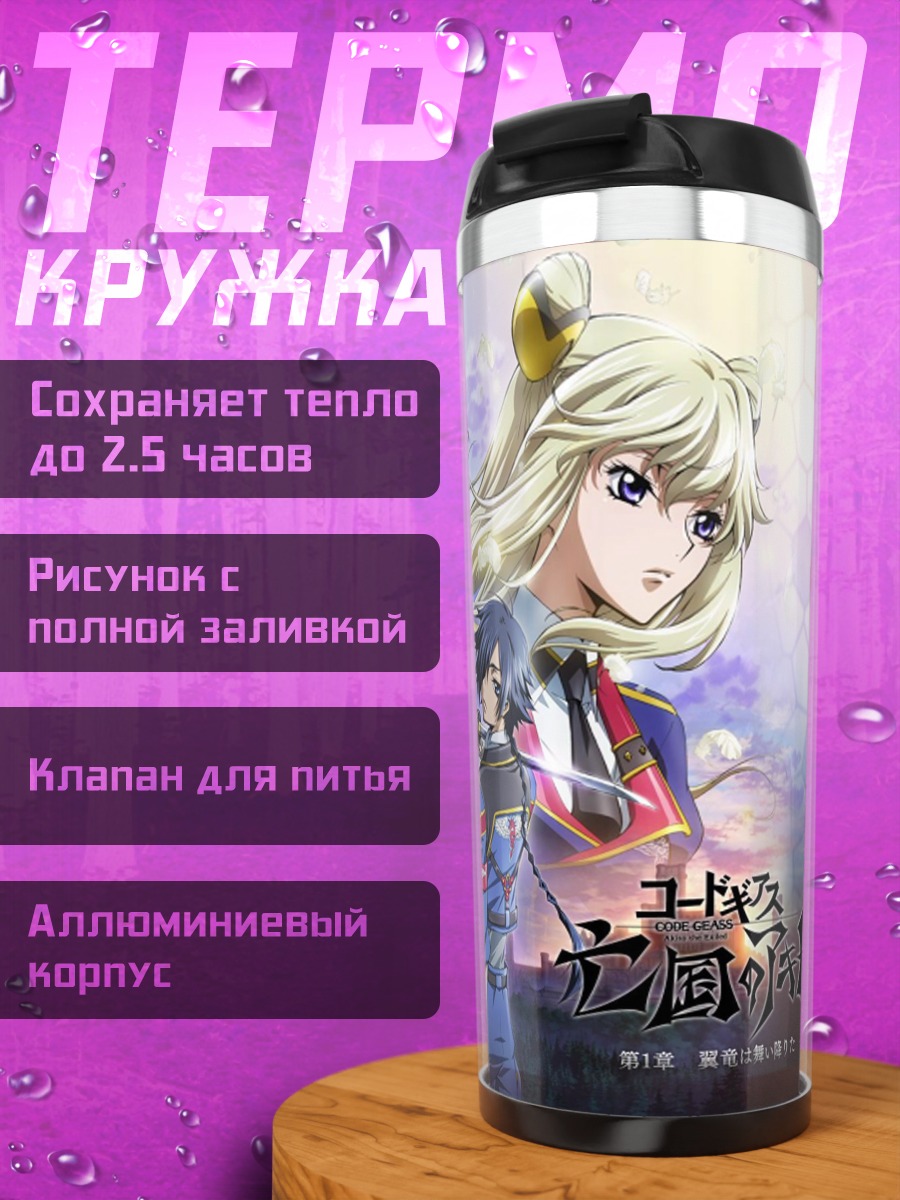 Термокружка Аниме герои