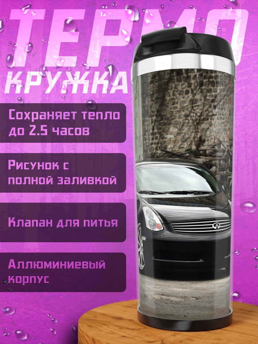Термокружка Черный Инфинити