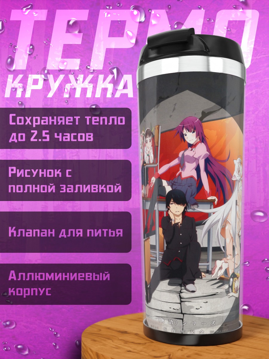 Термокружка Аниме группа персонажей