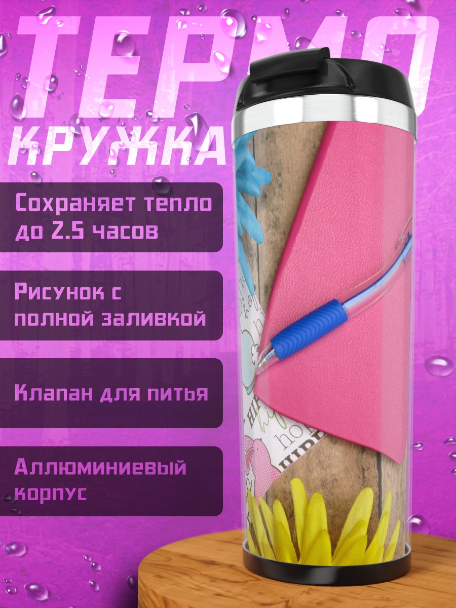 Термокружка пасхальный узор