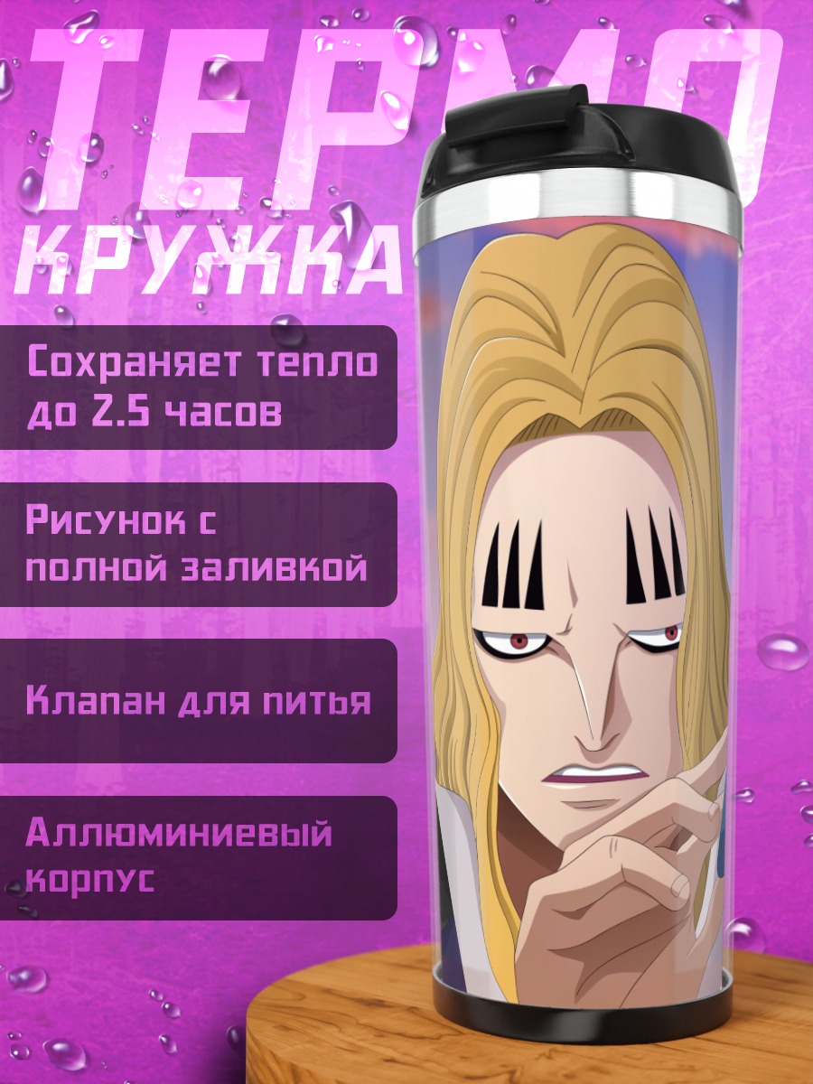 Термокружка аниме персонаж карты