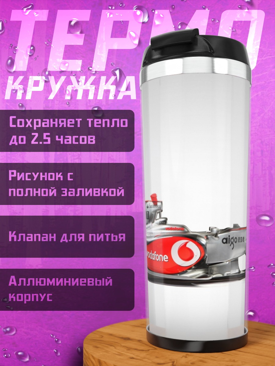 Термокружка Формула 1 болид