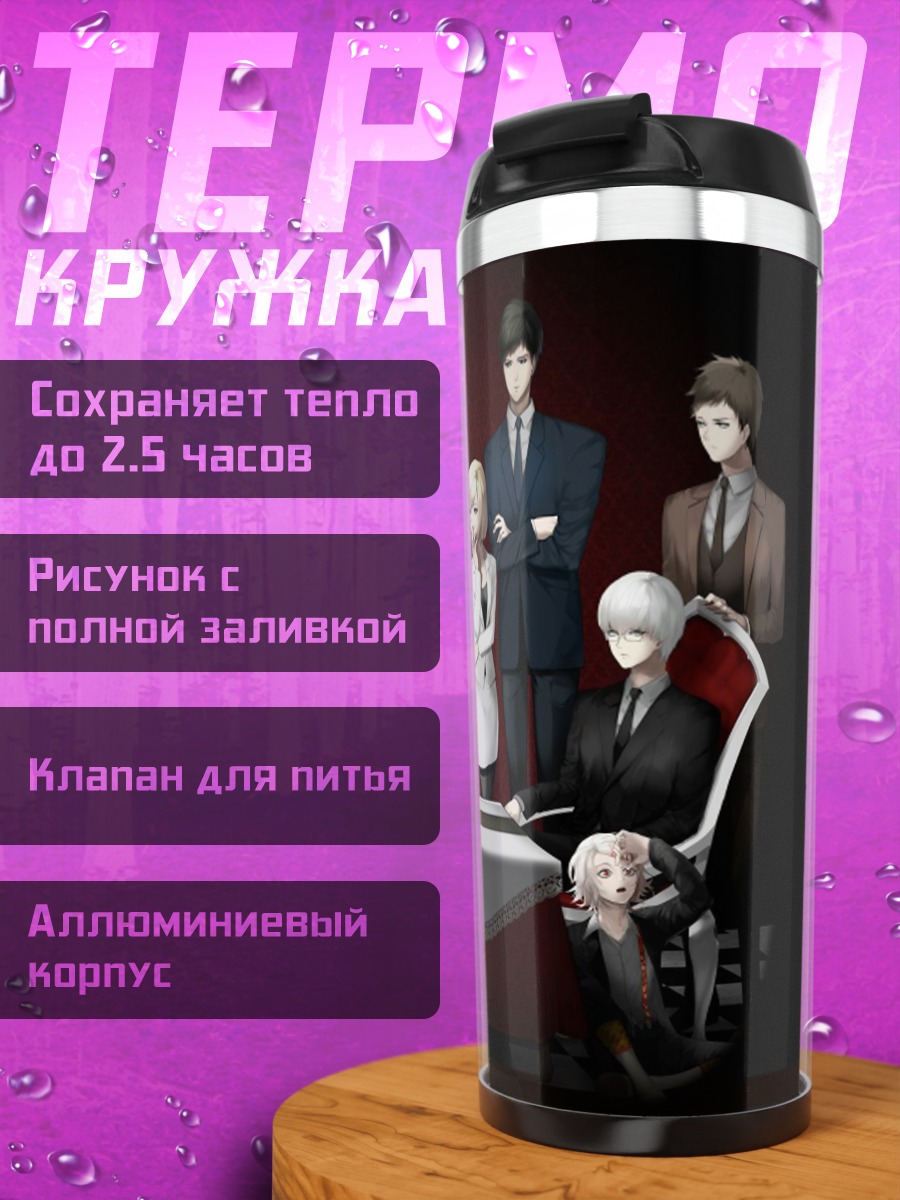 Термокружка группа аниме персонажей