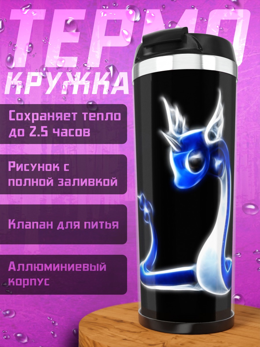 Термокружка Синий дракон