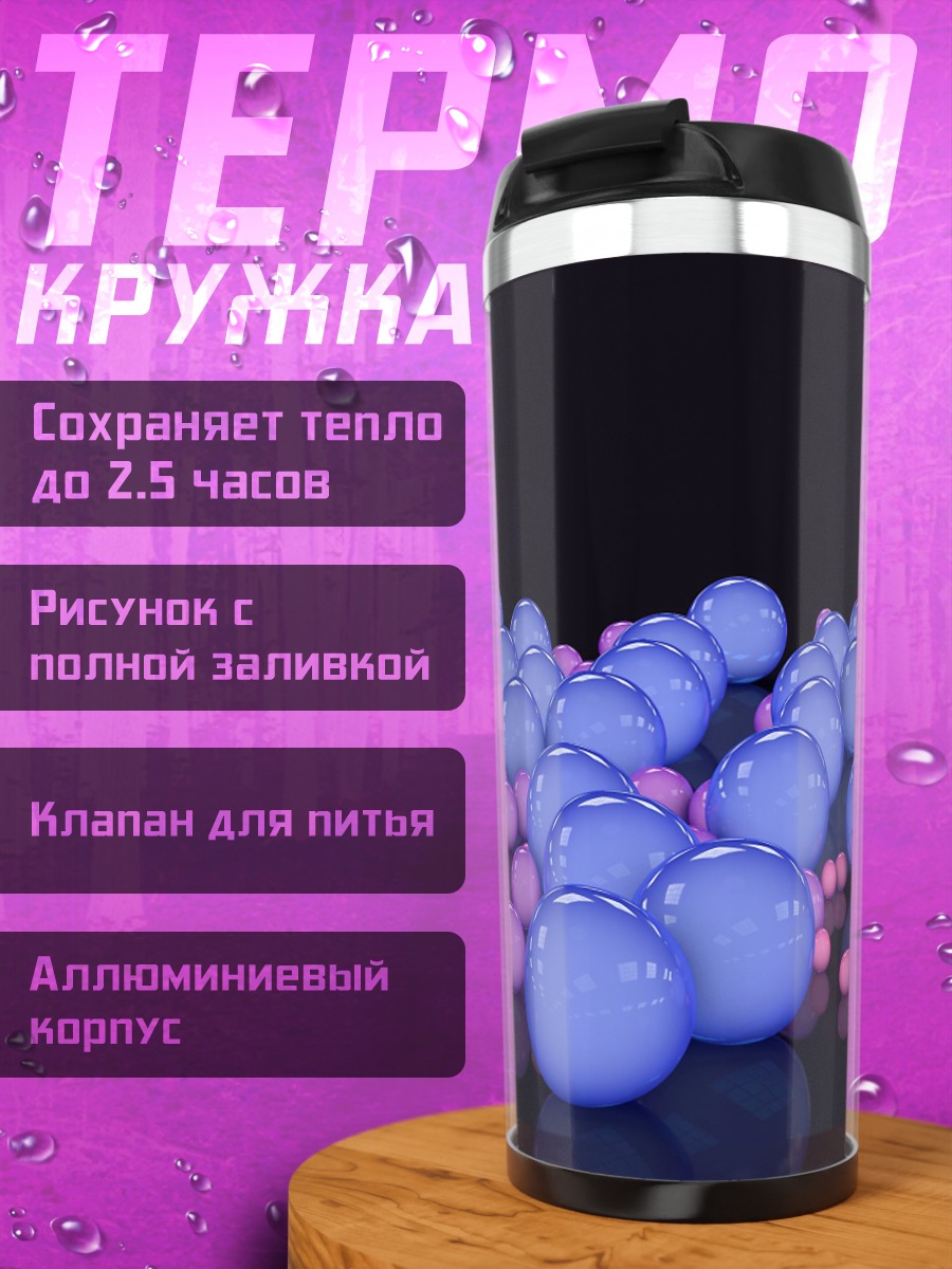 Термокружка Светящиеся шары