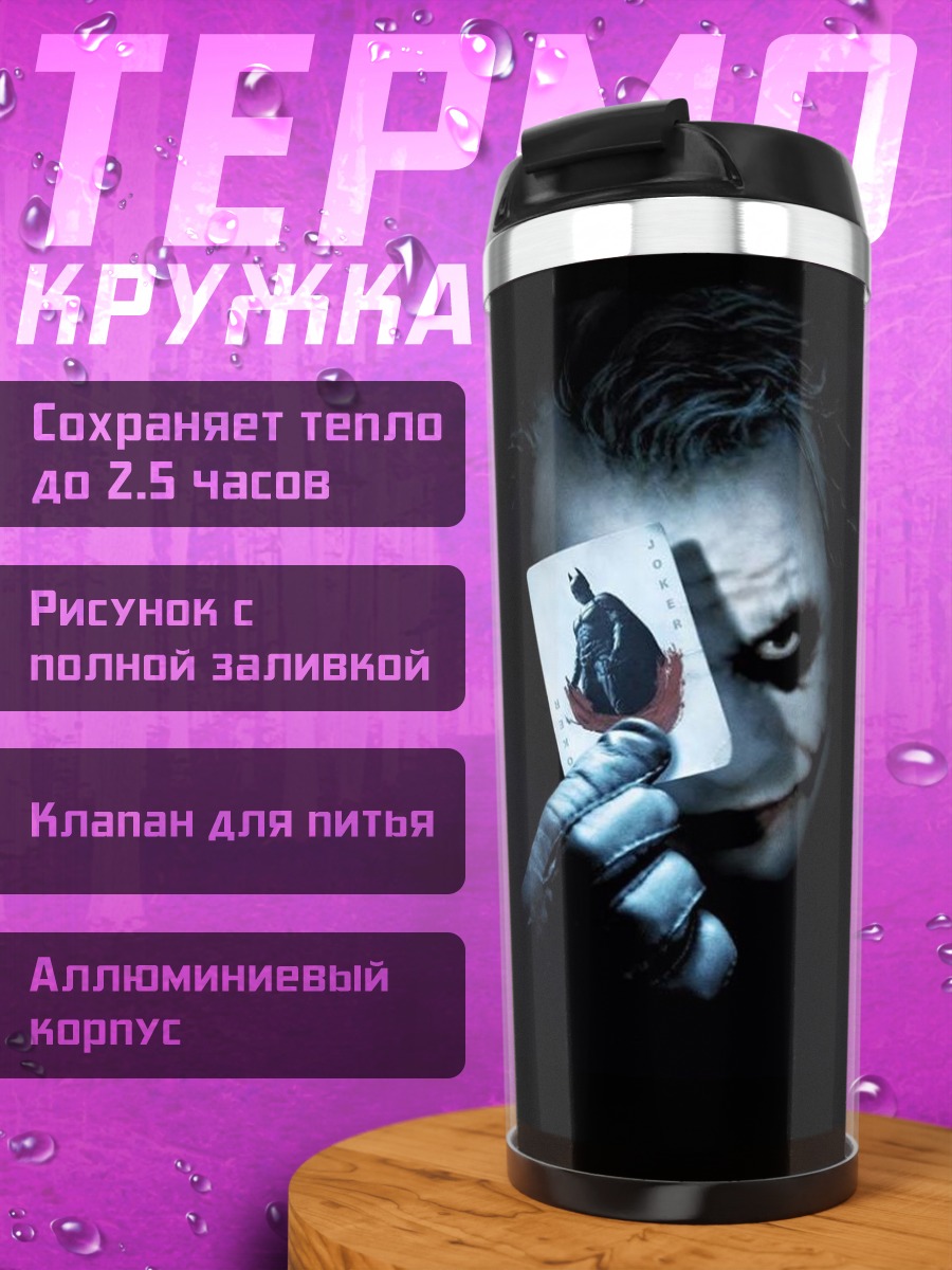 Термокружка Джокер с Картой