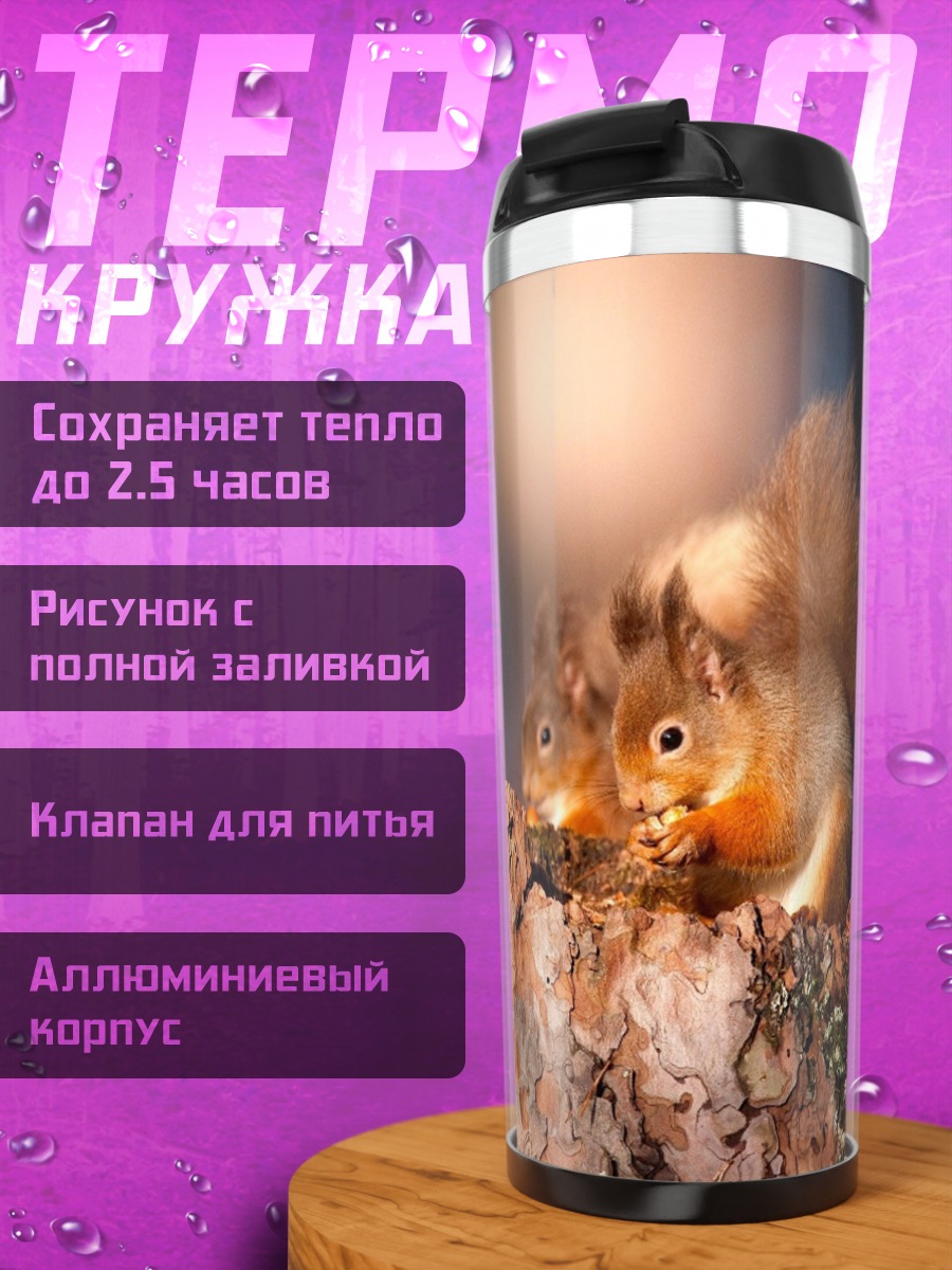 Термокружка Две белки